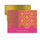 Moroccan Lace Foil Stamped Folded Note Cards with Lined Envelopes Image 1 of 8